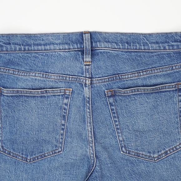 JCREW Size 29 9" Demi-Boot Crop Jeans in Clyde Wash Raw Hem $138 BT584 - Picture 5 of 5